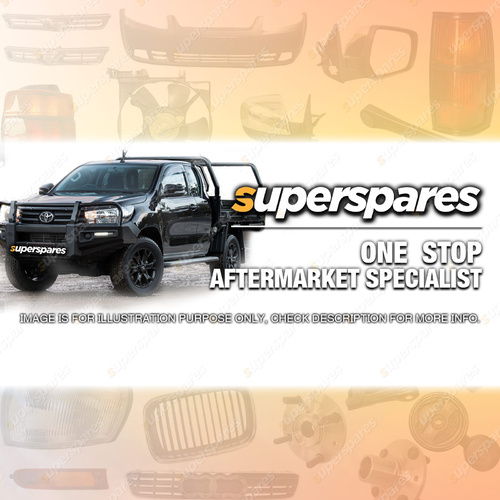 Superspares Front Black Bumper Bar Cover Mould for Mazda Bt 50 UP UR 10/2011-ON