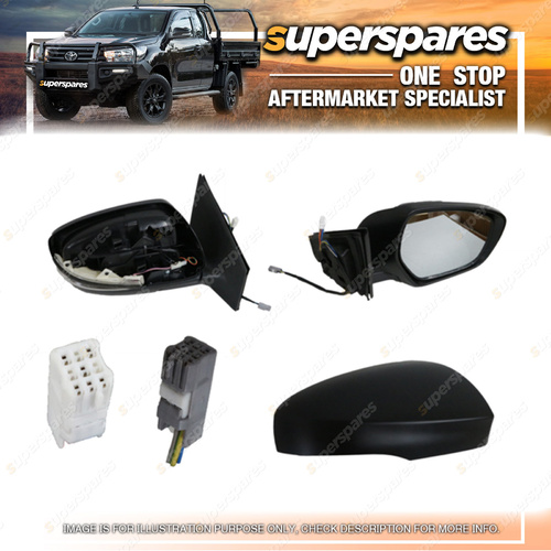 Superspares RH E/ Door Mirror With Blinker Heated Memory for Mazda Cx 9 TB 2 3