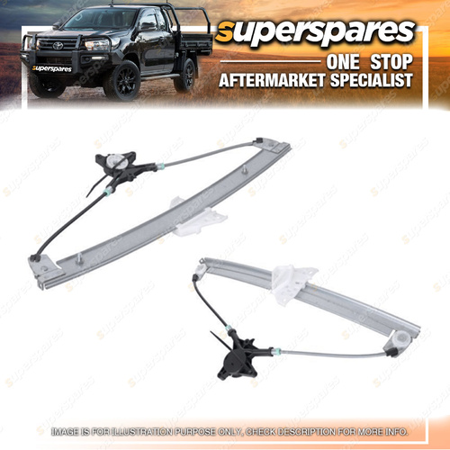 Superspares RH Front Electric Window Regulator Without Motor for Mazda Cx 5 KE