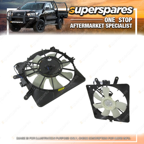 Superspares A/C Condenser Fan for Honda Jazz GD 10/2002 - 09/2004