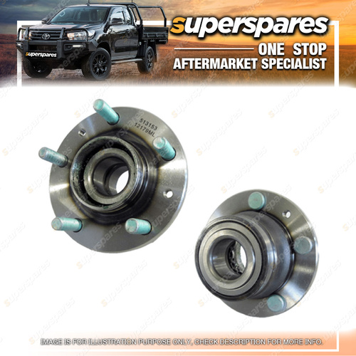 Superspares Rear Wheel Hub for Mazda 323 BJ 09/1998 - 2004 Non Abs Type