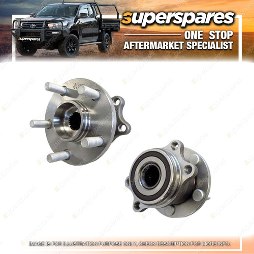 Superspares Rear Wheel Hub With Abs for Subaru Outback BP 09/2003-08/2009