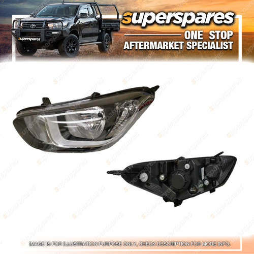 Superspares Left Hand Side Head Light for Hyundai I20 PB 01/2012 - ON