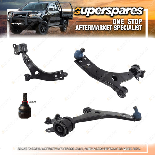 Right Front Lower Control Arm for Ford Focus LS LT Taper Diameter or 18mm