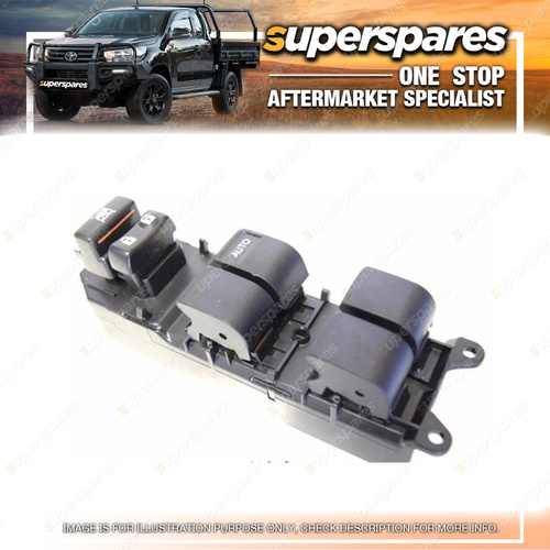 Superspares Front Power Master Switch for Toyota Aurion GSV50 04/2012 - ON