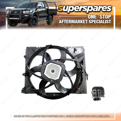 Superspares A/C Condenser & Radiator Fan for BMW 3 Series E90-E93 03/2005-2012