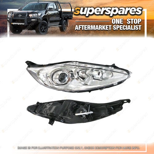 Superspares Headlight Right Hand Side for Ford Fiesta WS WT 2008-2013