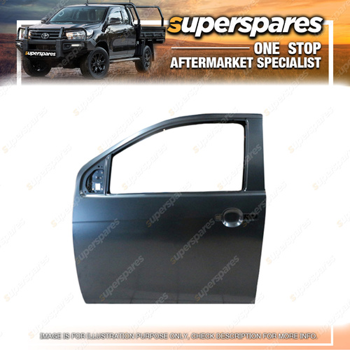 Superspares Front Door Shell Left Hand Side for Isuzu D-Max Dual Cab 10/2016-On