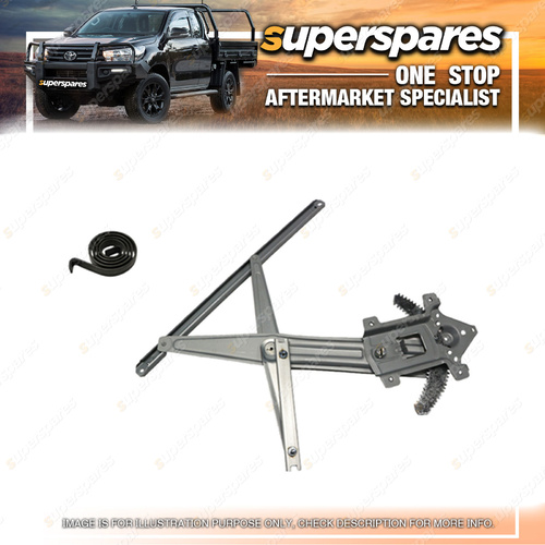 Superspares Front Electric Window Regulator Left Hand Side for Isuzu D-Max TFS