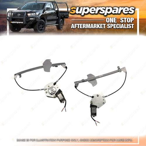 Superspares Right Hand Side Window Regulator for Kia Rio UB 09/2011-11/2016