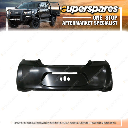 Superspares Rear Bumper Bar Cover for Mitsubishi Mirage LA 12/2012-12/2015