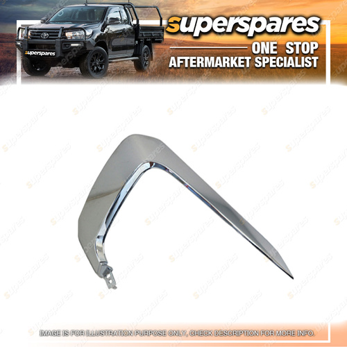 Superspares Front Bumper Bar Mould Right Hand Side for Mitsubishi Pajero QE