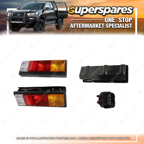 Superspares Tail Light Right Hand Side for Mitsubishi Triton MK 10/1986-08/1996