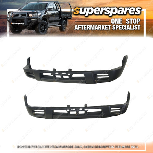 Superspares Front Lower Bumper Bar Cover for Nissan Navara D22 04/1997-10/2001