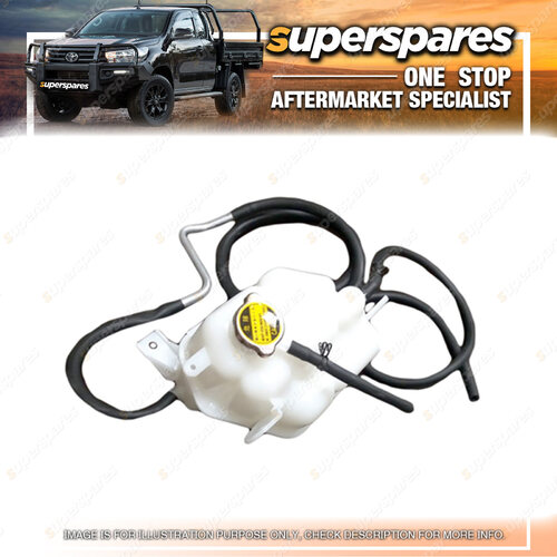 Superspares Overflow Bottle for Nissan Navara D40 2.5L 4.0L 11/2005-On wards