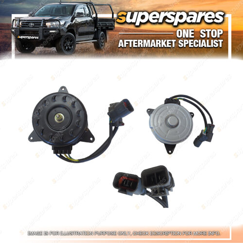 Superspares Radiator Fan Motor for Nissan Pulsar B17 C12 1.8L 2012-On