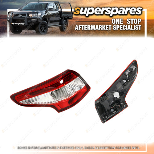 Superspares Outer Tail Light Left Hand Side for Nissan Qashqai J11 2014-ON