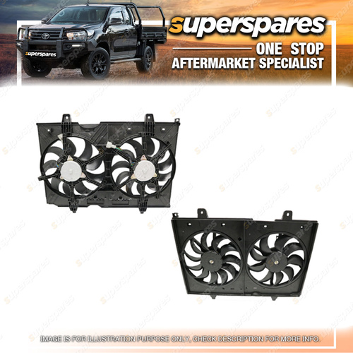 Superspares Dual Radiator Fan for Nissan X-Trail T31 09/2007-06/2010