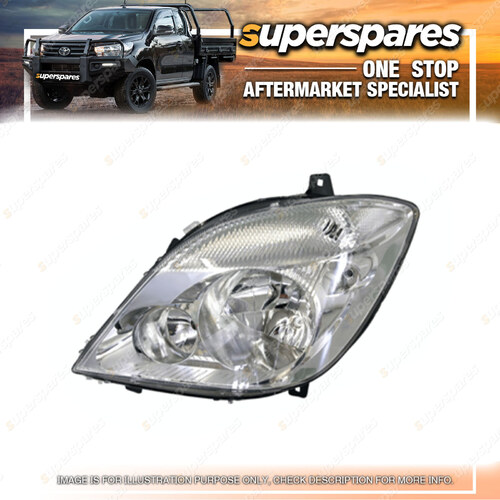 Superspares Headlight Left Hand Side for Mercedes Benz Sprinter W906 2006-2013