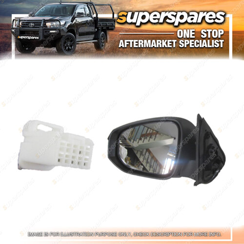 Superspares Door Mirror Left Hand Side for Toyota Fortuner GUN156 2015-ON 5 Pins