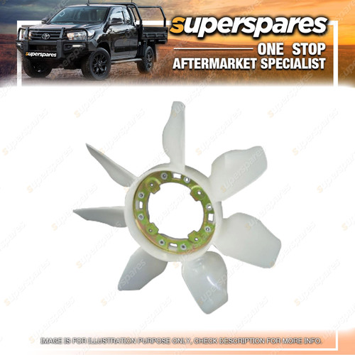 Superspares Engine Fan Blade for Toyota Landcruiser Prado KZJ120 3.0L 1KZTE