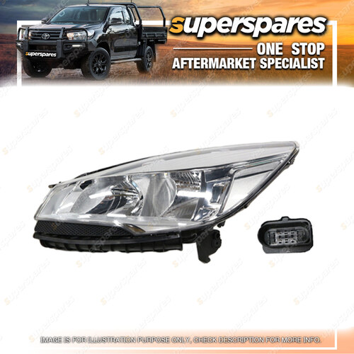 Superspares Head Light Halogen Type Left Hand Side for Ford Kuga TF 2013-On