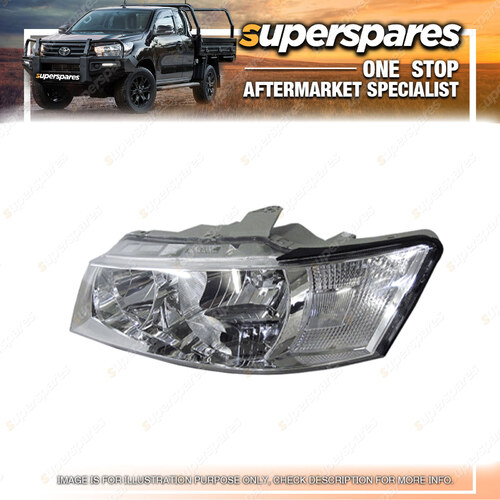 Superspares Headlight Left Hand Side for Holden Commodore VZ 2004-2006