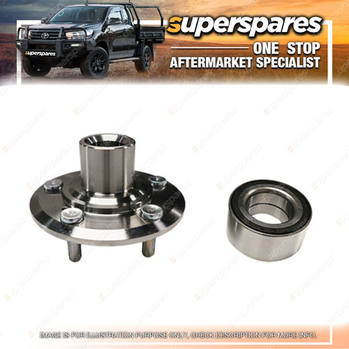 Superspares Front Wheel Hub for Honda CR-V CM 2012-2017 with Bearing