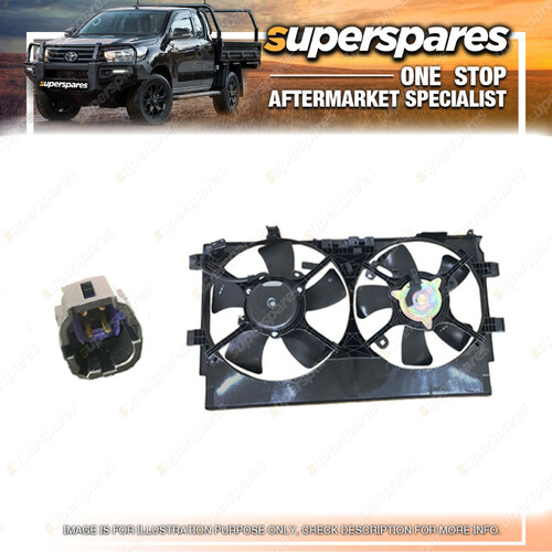 1 pc Superspares Radiator Fan for Mitsubishi Outlander ZG 2006-2009