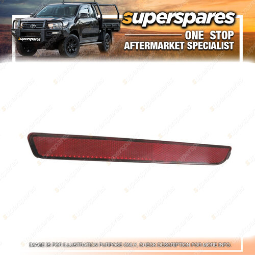 Rear Bumper Bar Reflector Left Hand Side for Mazda 3 BK Hatchback MPS 2006-2008