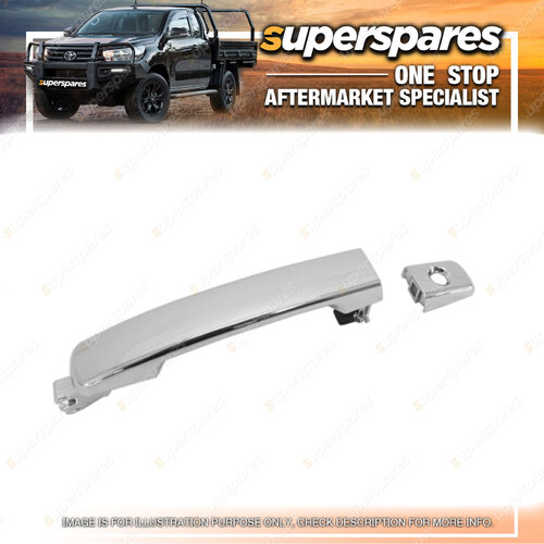 Superspares Front Outer Door Handle Right Hand Side for Nissan Navara D40 05-15