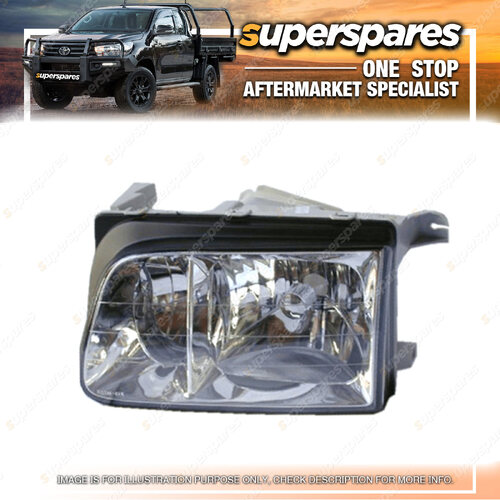 Superspares Right Dual Beam Headlight for Holden Rodeo TF 01/1997-02/2003