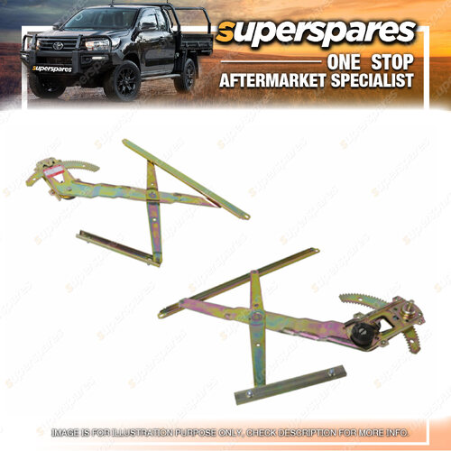 Superspares Front Right Window Regulator for Nissan Patrol GQ 02/1988-12/1997