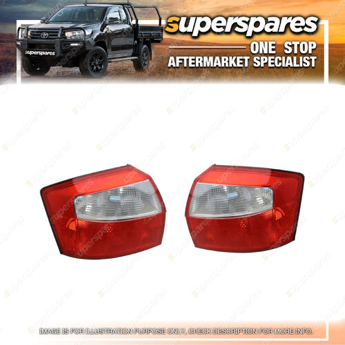 Pair of Tail Light Right & Left Side for Audi A4 B6 06/2001 - 01/2005