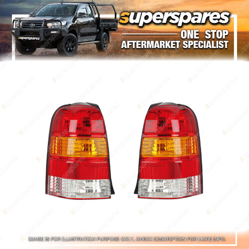 Right & Left Tail Light for Ford Escape BA ZA ZB 03/2001 - 05/2006