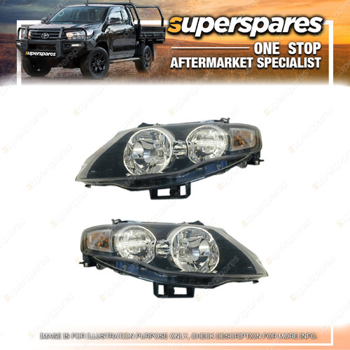 Right & Left Headlight for Ford Falcon G6 R6 Xt FG 20142014 02/2008 -08/2014