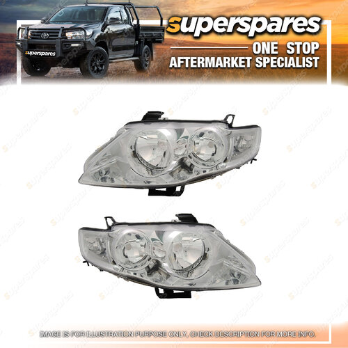 Right & Left Side Headlight for Ford Falcon G6 R6 Xt FG 2008 - 2014