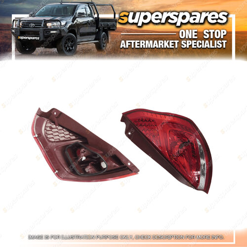 Tail Light Right & Left Side for Ford Fiesta Ws Wt 09/2008 - 07/2013