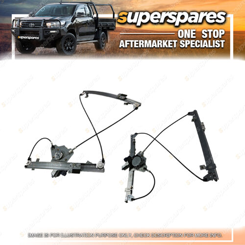 Pair of Front Window Regulator Right & Left Side for Ford Ranger PX MK2