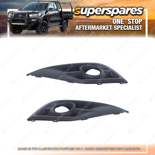 Right & Left Fog Light Cover for Honda Cr V RM SERIES 1 11/2012-11/2014