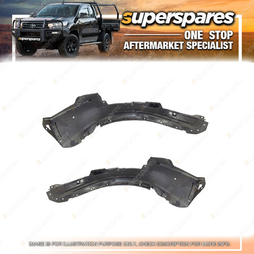 Pair of Guard Liner Right & Left Side for Honda Cr V 02/2007 - 01/2010