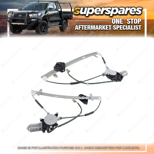 Right & Left Electric Front Window Regulator With Motor for Honda Crv RD