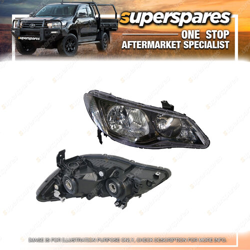 Right & Left Headlight for Honda Civic FD SERIES 2 SEDAN HYBRID 01/2009-01/2012