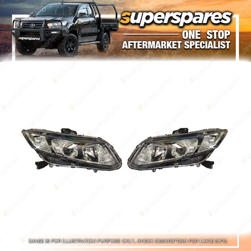 Right & Left Headlight for Honda Civic FB Uses H11 And Hb3 Globes 02/12-04/16