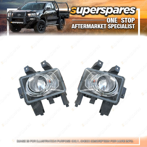 Pair of Fog Light Right & Left Side for Holden Astra Ah 09/2004 - 12/2007