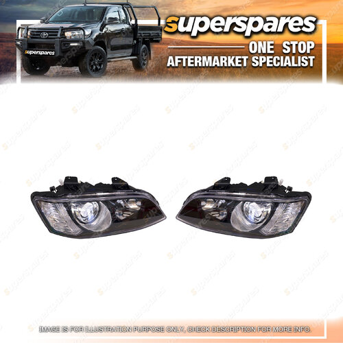 Right & Left Headlight for Holden Commodore VE SERIES 2 SSV 10/2010-02/2013