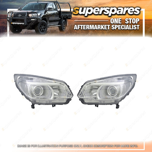 Right & Left Headlight Projector for Holden Colorado RG LTZ-Z71-STORM