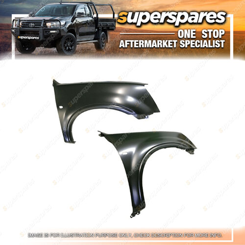 RH & LH Side Guard for Holden Rodeo RA With Blinker Hole Without Flare Holes