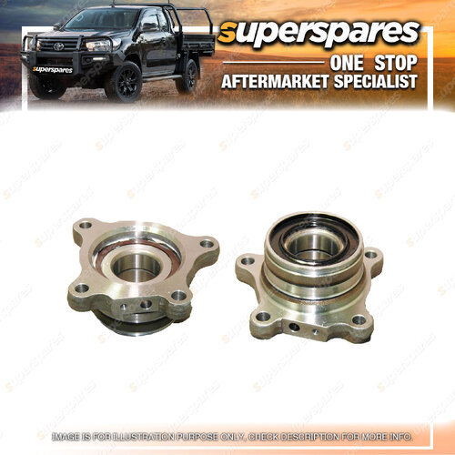 Right & Left Real Wheel Hub With Bearing for Toyota Landcruiser Prado J120