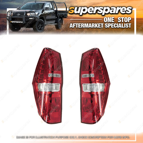 Pair of Tail Lamp Right & Left Side for Hyundai Iload Tq 02/2008 - On